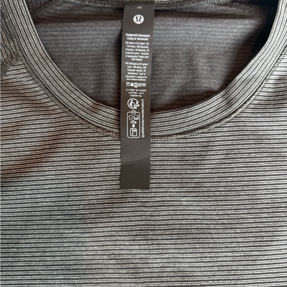 Lululemon Metal Vent Tech Short Sleeve Shirt Medium NEW Men’s - Picture 5 of 6